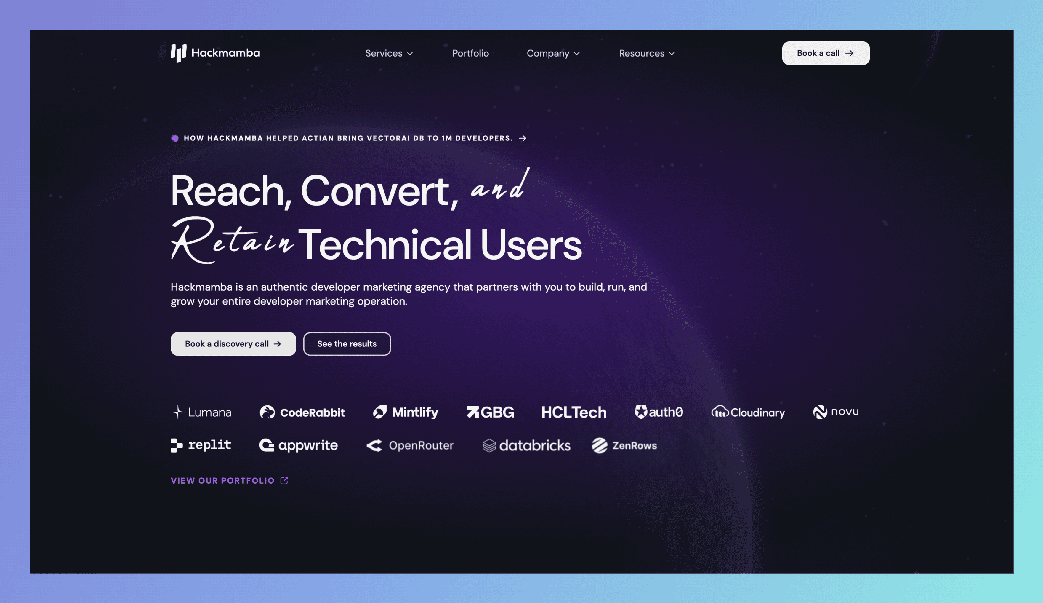 HackMamba project screenshot